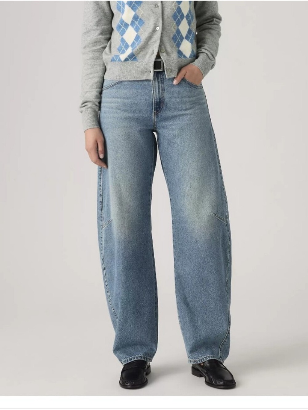 Levi's Light Blue Dad Barrel Jeans